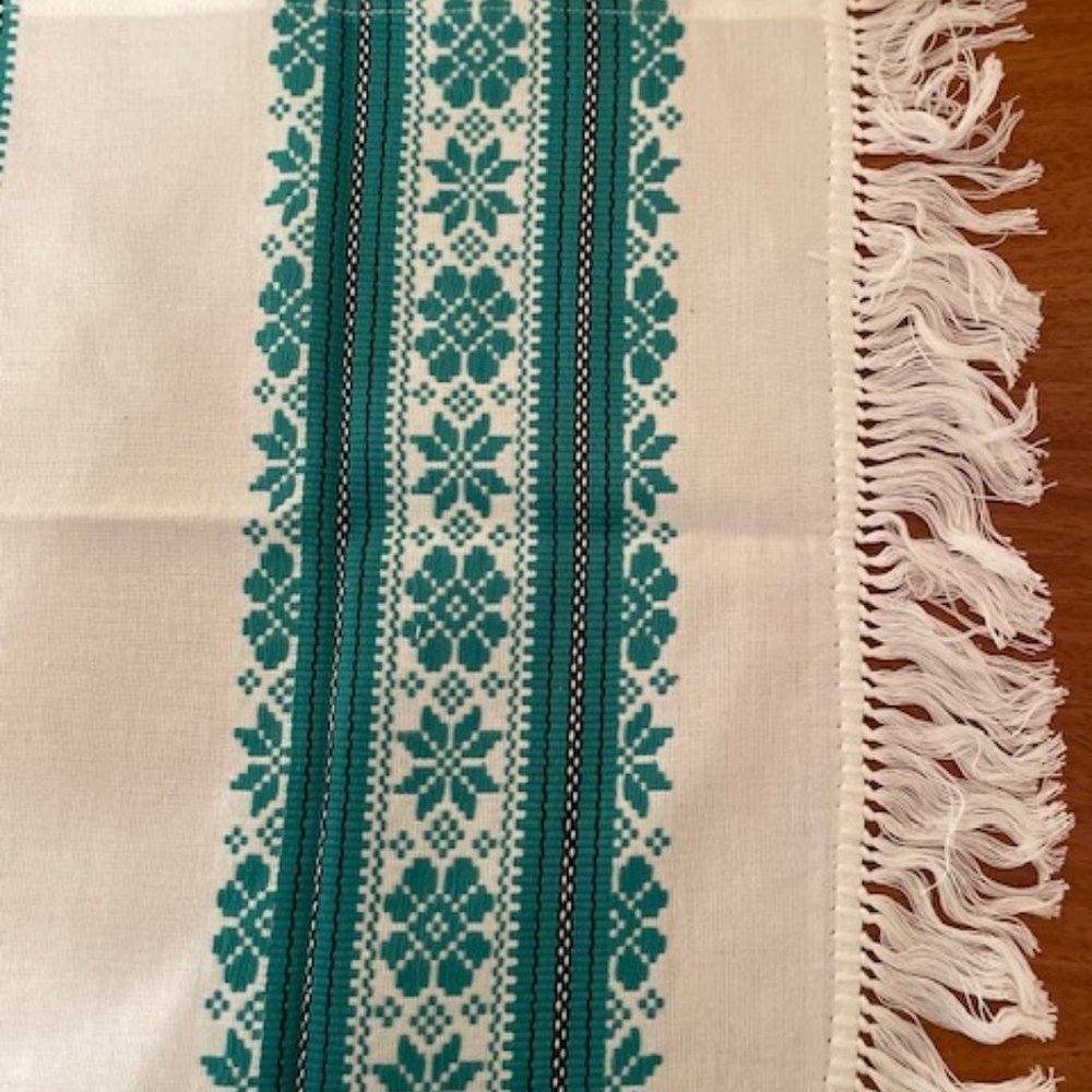 Table Runners -- Red and Green Holiday Colors -- Set of 2